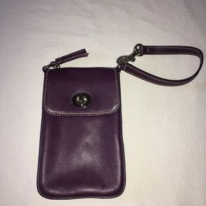 Coach Leather Phone Case
